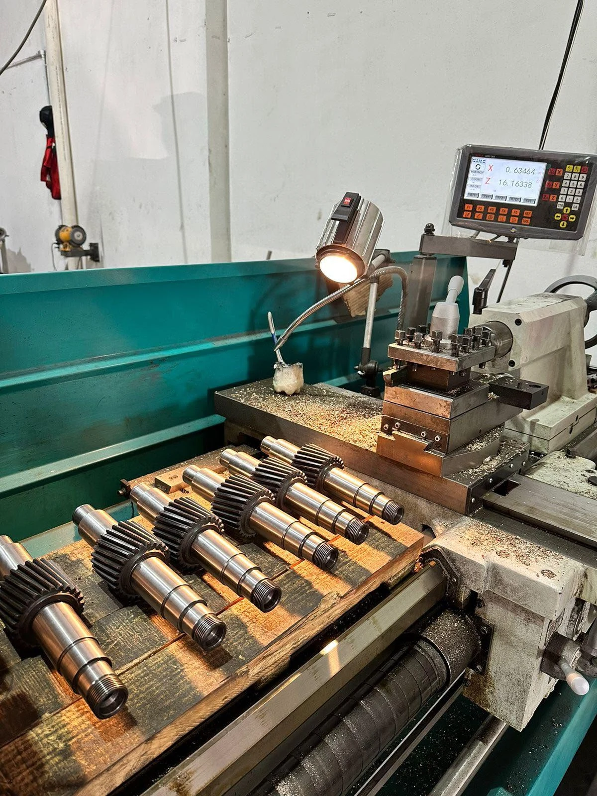 Mecanizado de piezas en torno