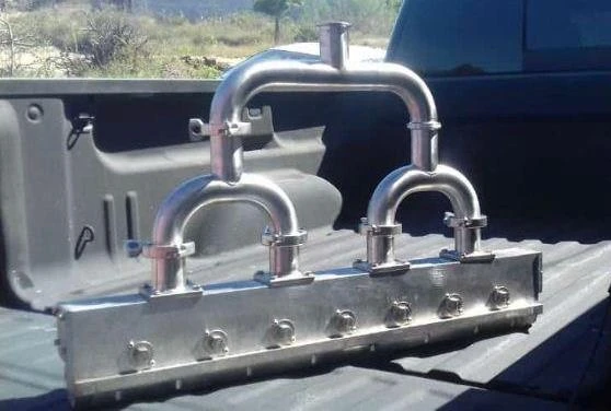 Conjunto de tuberías fabricado para proceso